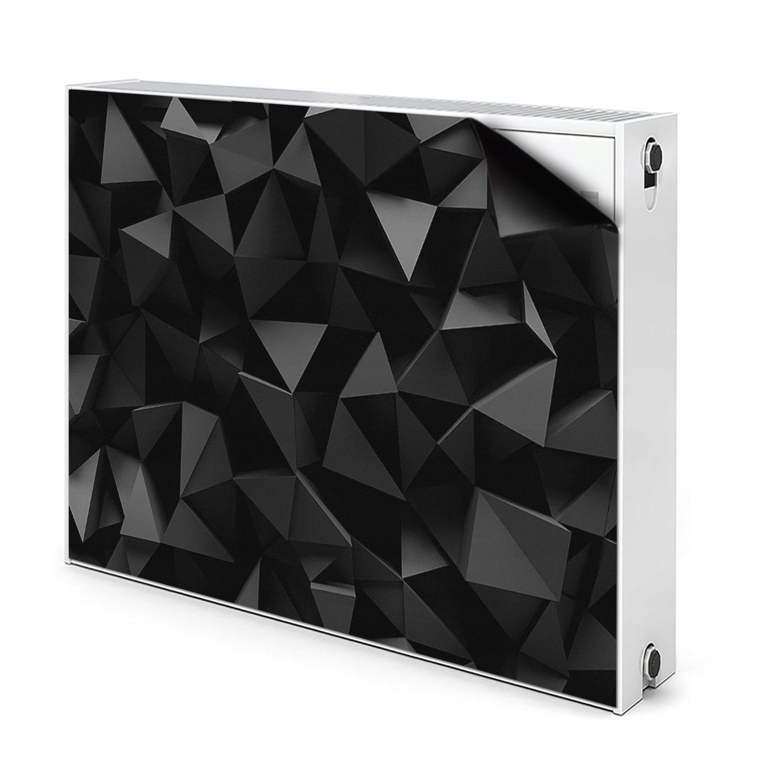  Radiatoriaus uždangalas 80x60 geometrinis raštas 3d