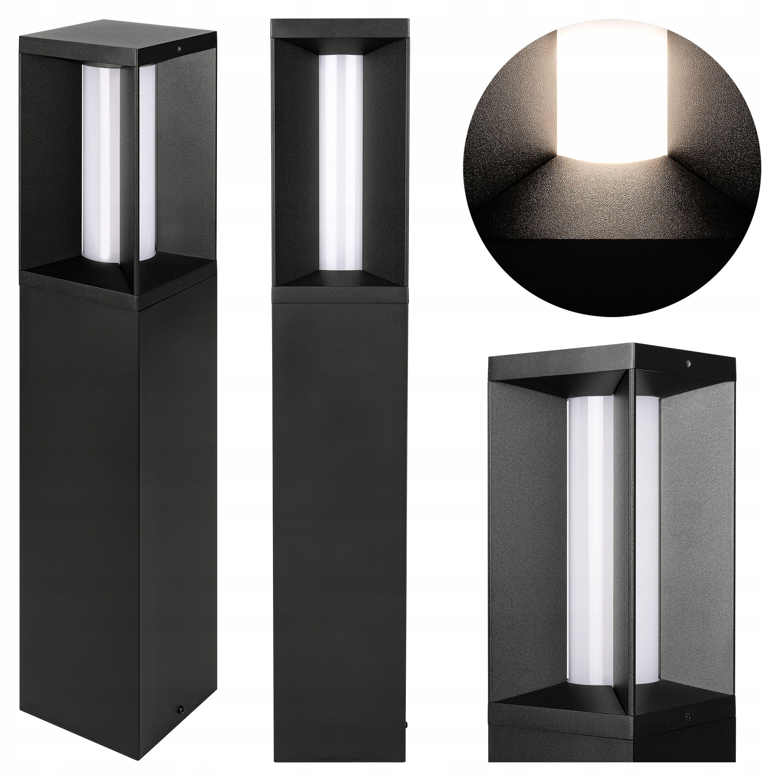  Led stojací lampa zahrada 45cm sloupec pohybový senzor zewnetrzna e27 led