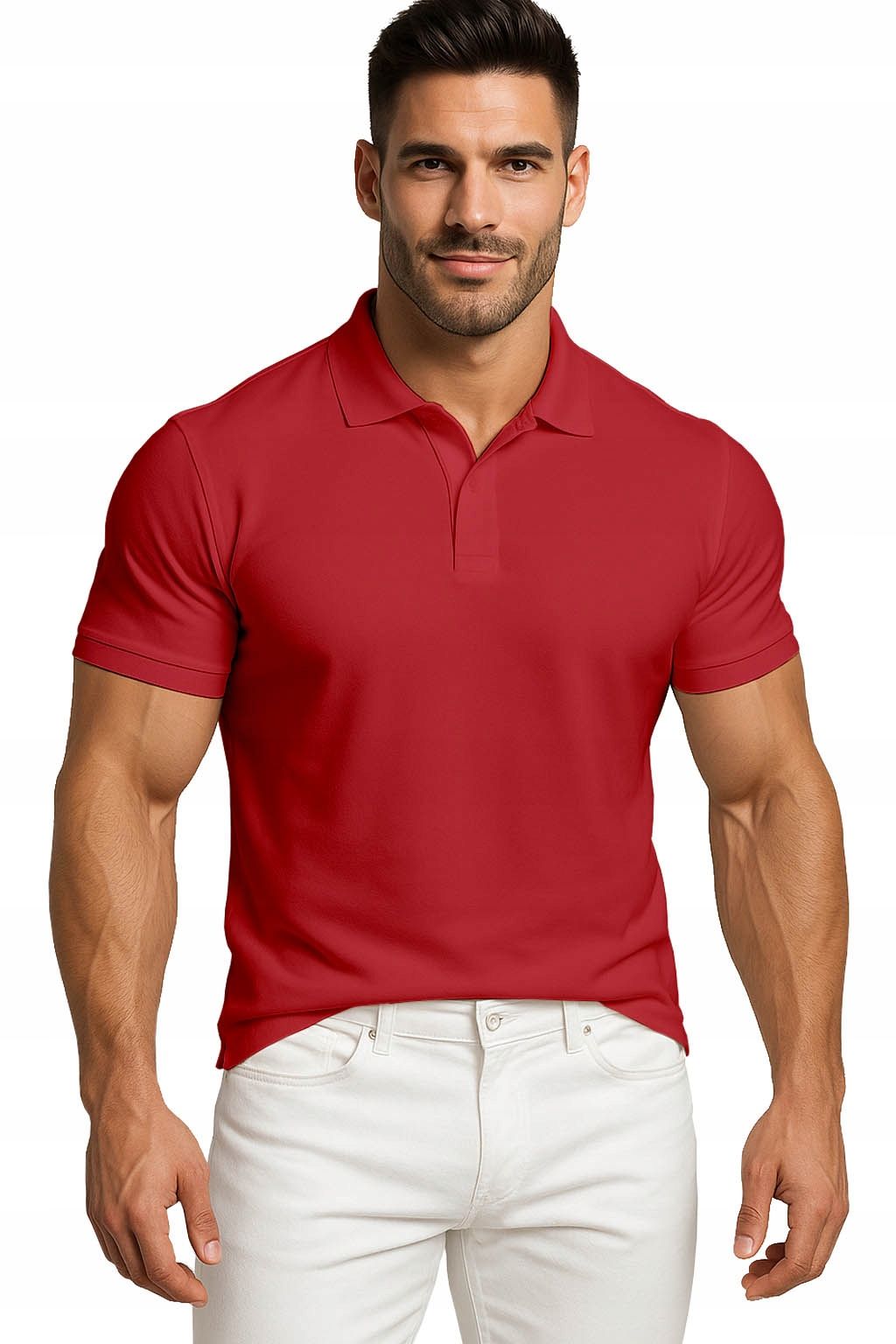  Men&#39;s polo shirts t-shirt elegant reinforcement cotton with collar m