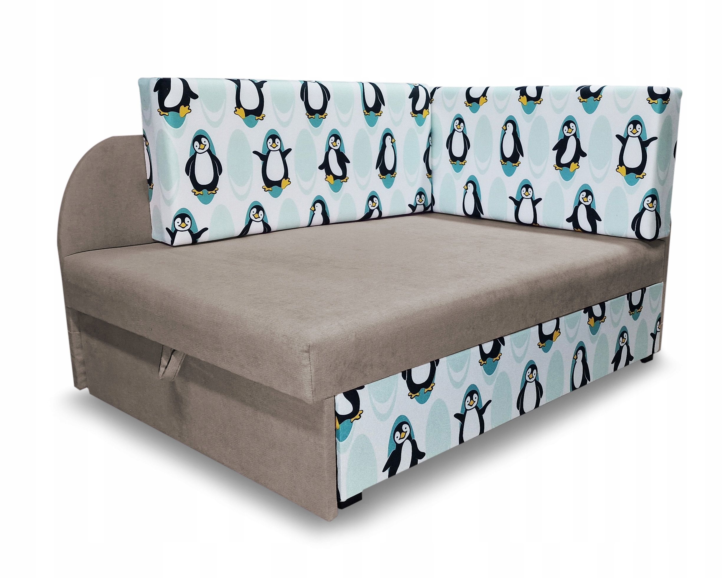  Children&#39;s bed angular - foldable with regulation length, corner winnie the pooh