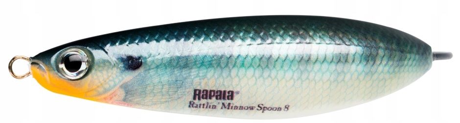  Vobleris rapala rattlin minnow spoon 8cm/16g anty kablys rmsr08 spalvų.- ch