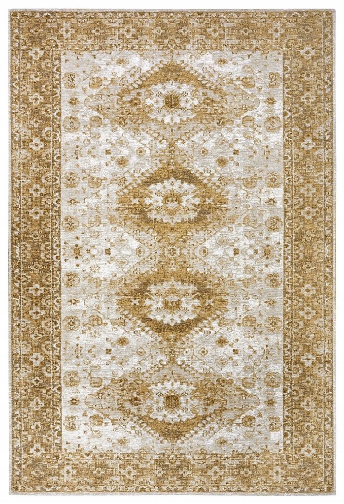  Virtuvinis kilimas 60x90cm, neslystantis tamsiai mėlynos spalvos raštas tradicinis šenilinis