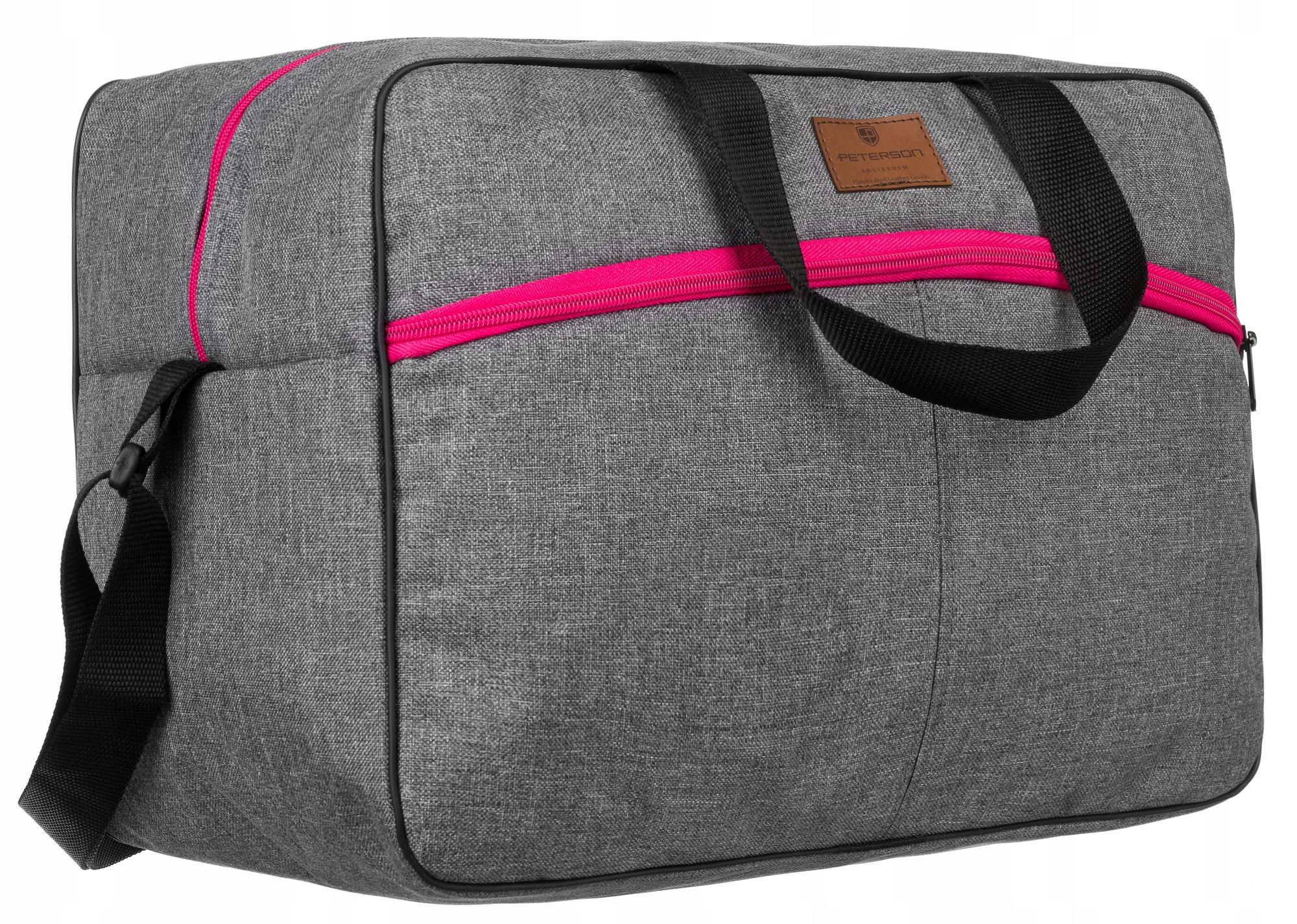  Reisetasche peterson ptn tp-black-silver