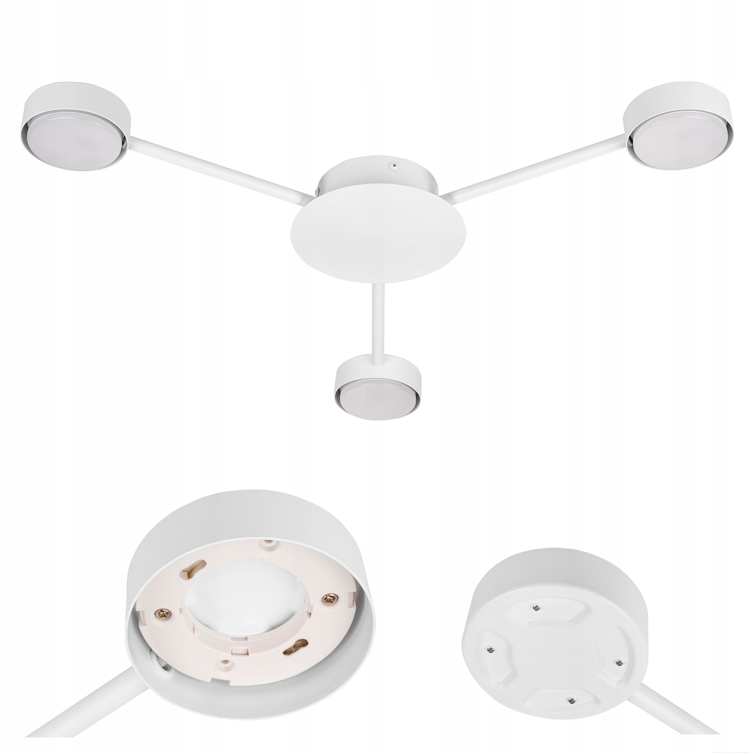 Ceiling lamp hanging led gx53 lamp 62cm to the room modern black color