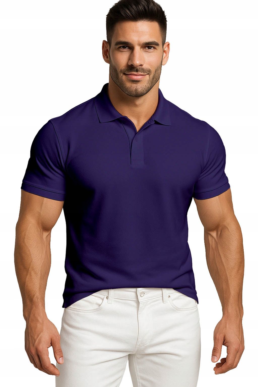  Men&#39;s polo shirts t-shirt elegant reinforcement cotton with collar m