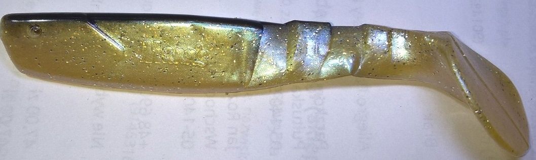  Manns predator 3,5cm geltonas su juodu grzbietem