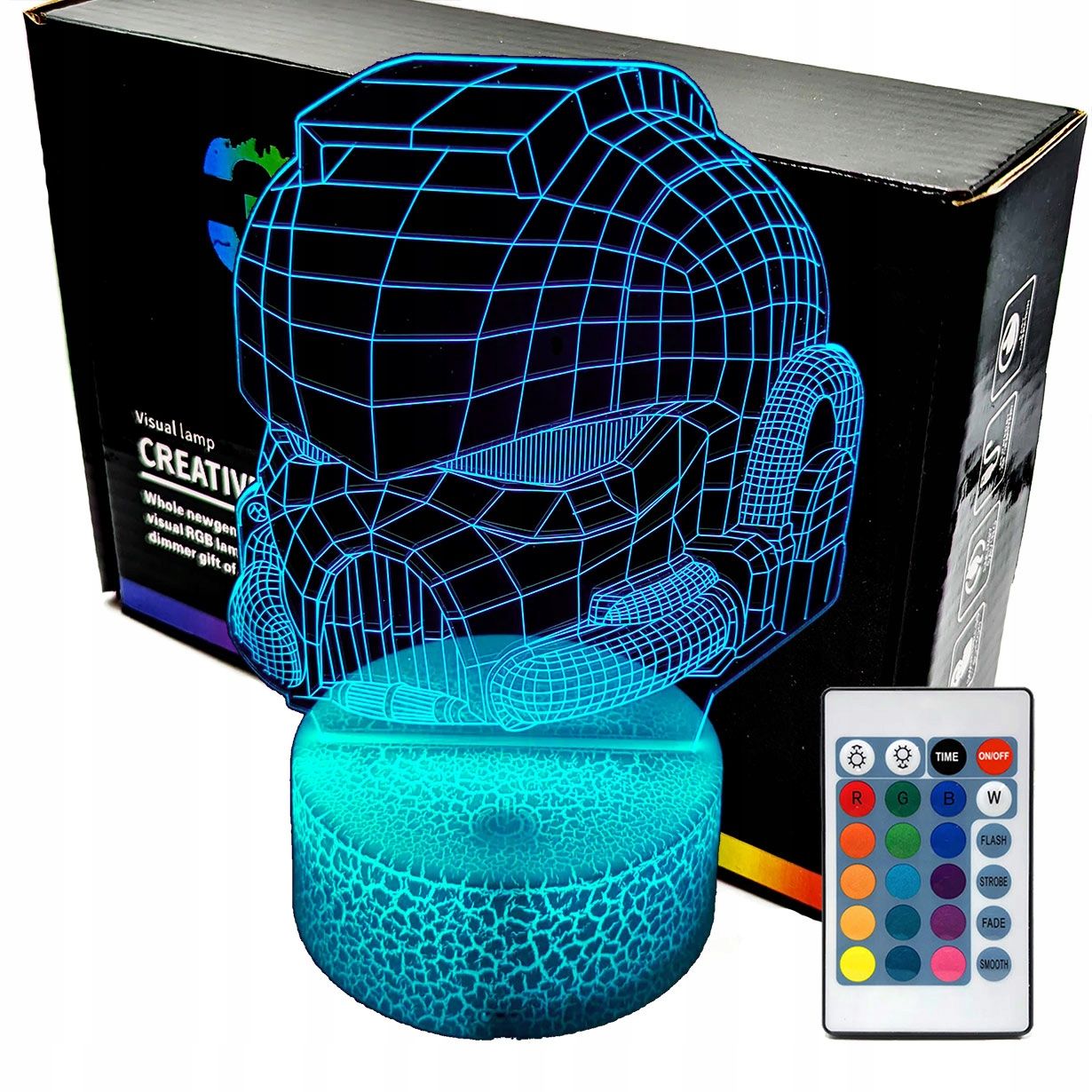  3d naktinė lemputė lempų daugiaspalvis