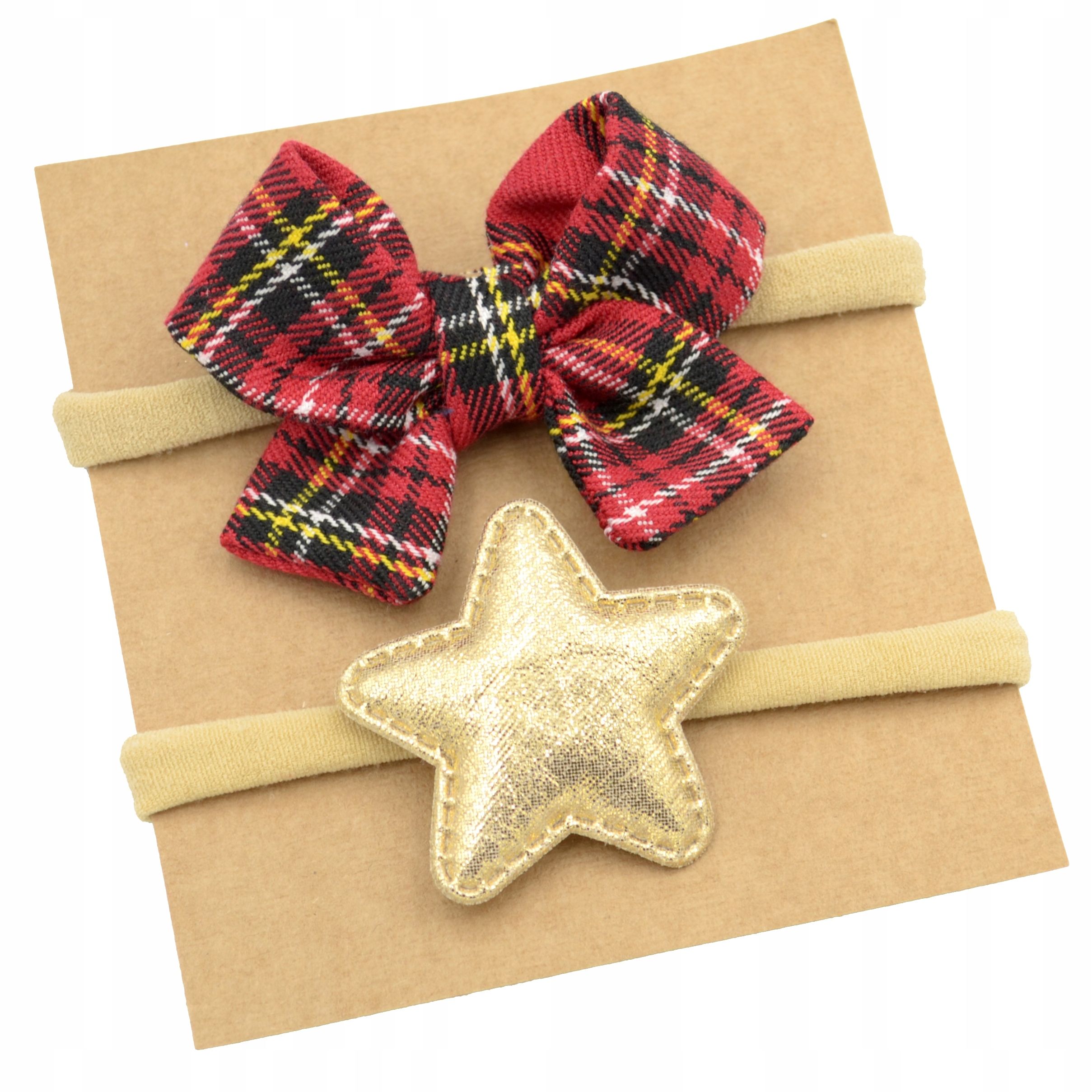  Stirnband für ein mädchen bantu rote farbe ren 2 pcs. weihnachtsset