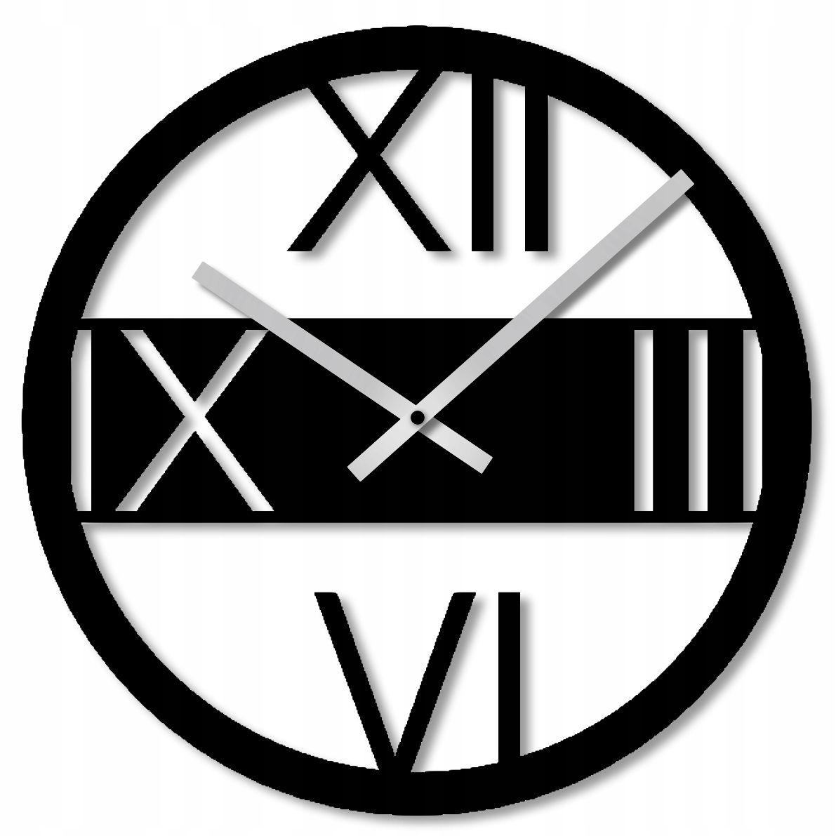 Wall clock 60 cm clock on the wall big clock openwork classic big numbers