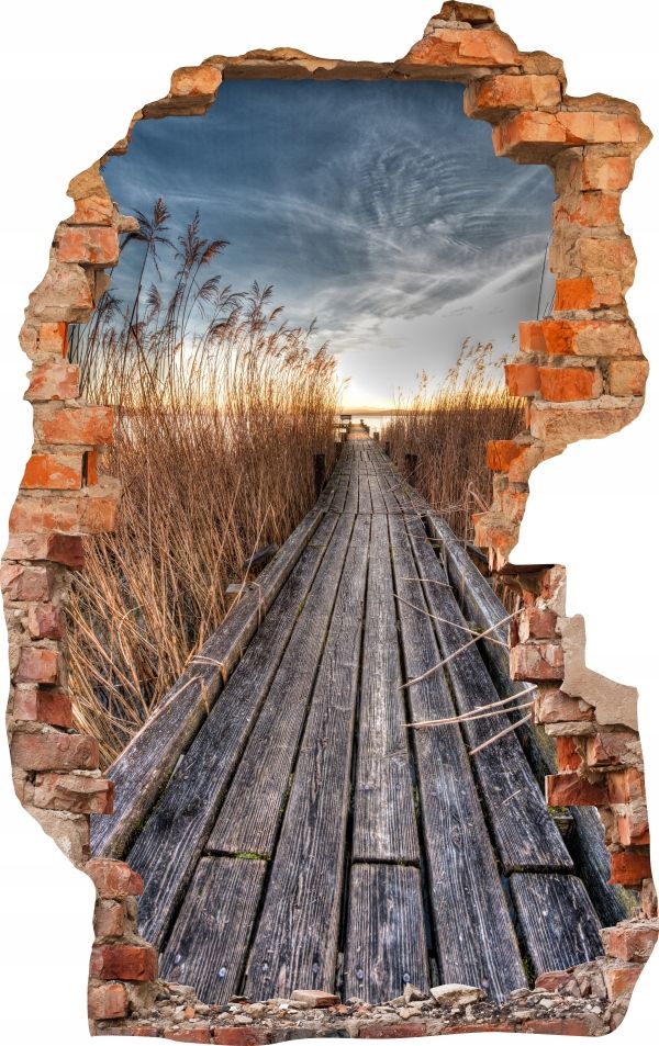  Sienas uzlīmes foto tapetes caurums 688 daba