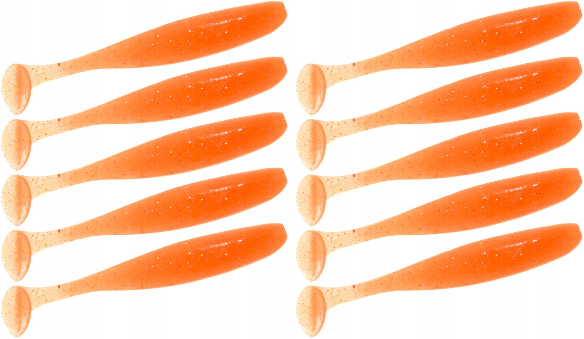  Keitech easy shiner 3' 7cm orange gold dust glühen