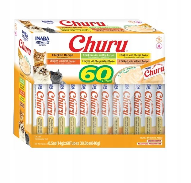  Inaba kreminiai skanėstai su tunais 40x14g