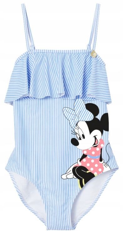  Swimsuit minnie 0484 striped r. 116/122