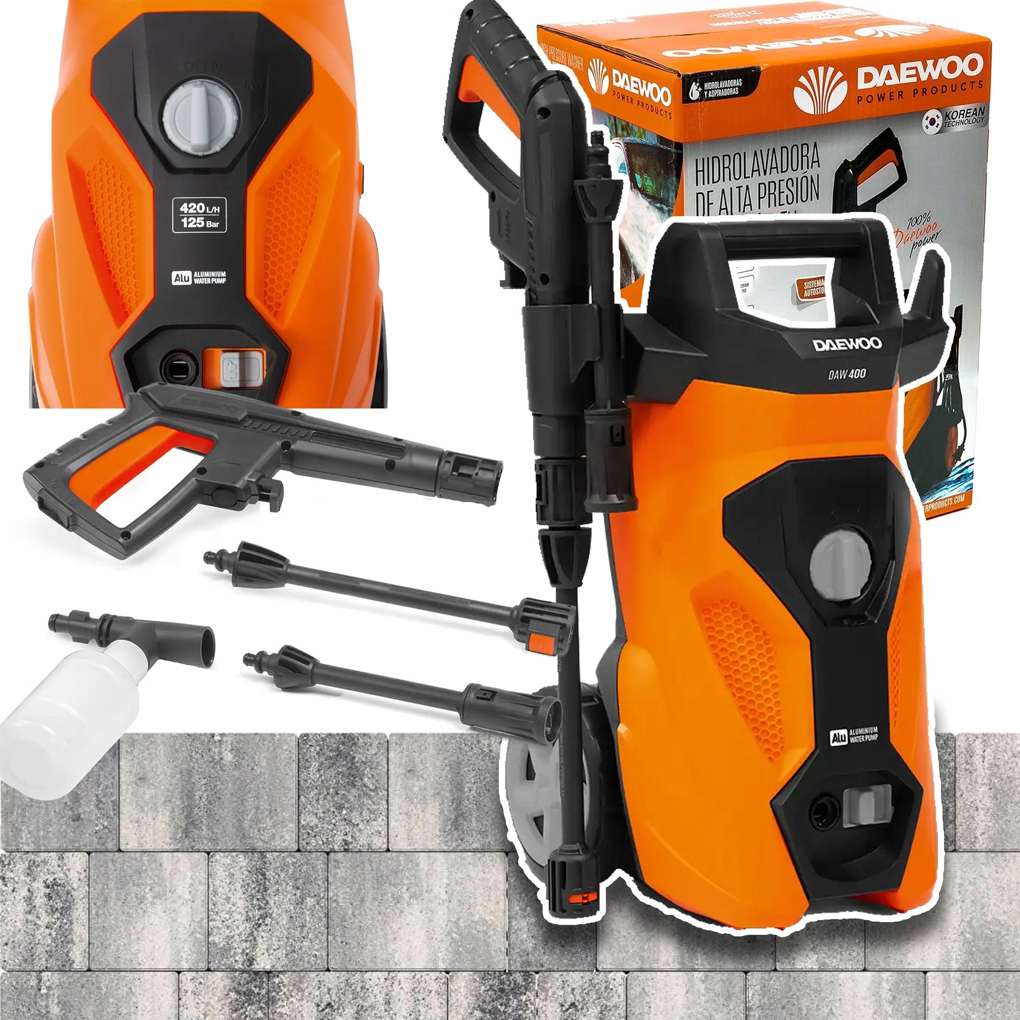  Aukšto slėgio plovykla 1800w 140 barų expert 3 gw daw 500 daewoo