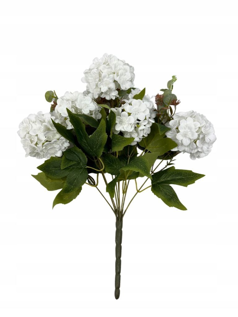  Puokštė hortenzijų 45 cm violetinė į vazą į kapines