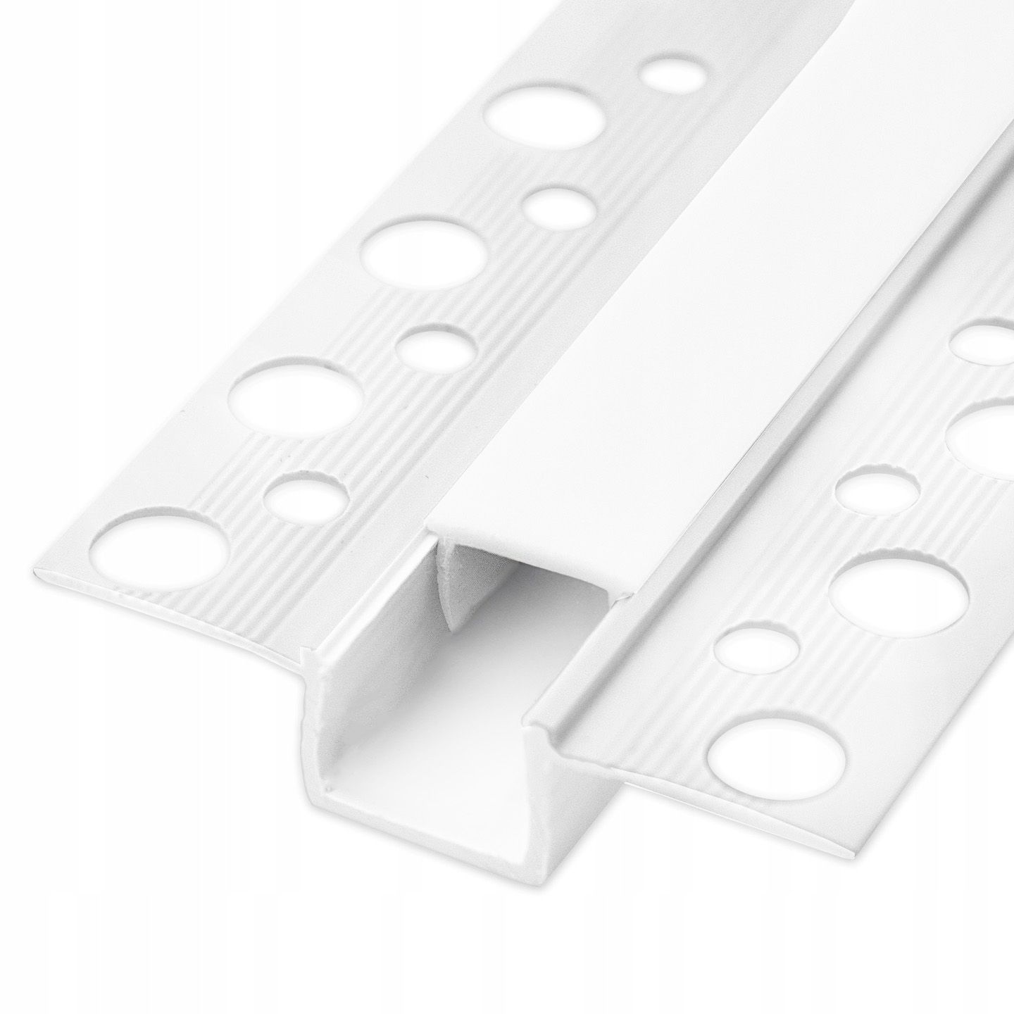  Profilis led gipso plokštėms gk led juostoms mono rgb baltas 1 metras
