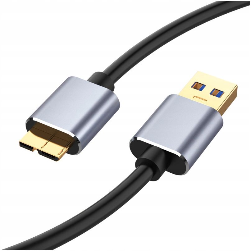  Kabelis diskui "samsung" wd adata usb 3.0 a-b micro usb b hdd išorinis 1m