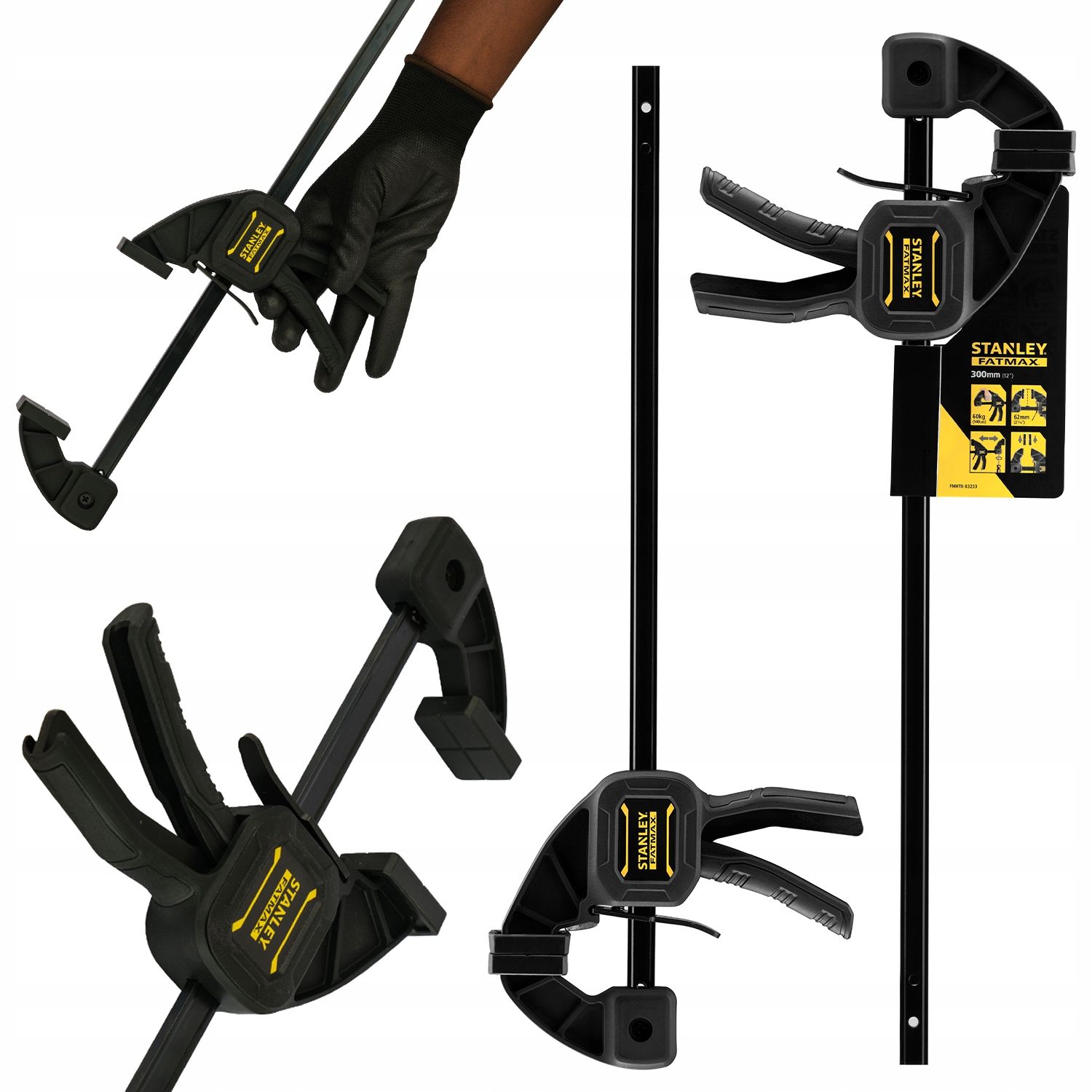  Stanley automatinis dailidės spaustuvas fatmax l 300 mm fmht0-83233