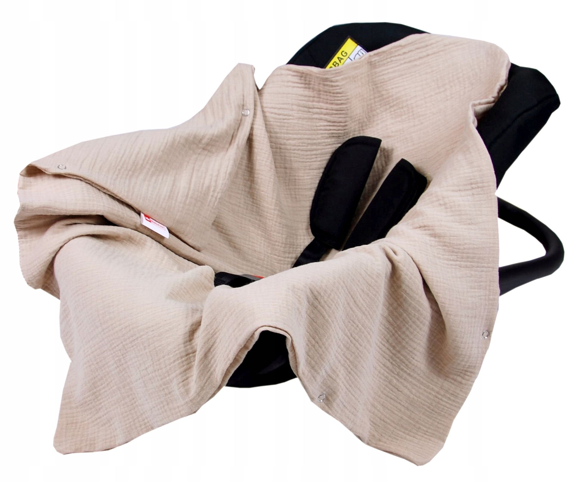  Babylux zakryté prikrývka prikryť pre autosedacku pre dopravcu mušelín muslin