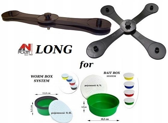  Krug von würmern labyrinth 0,4l mit griff für die basis anplast worm box b