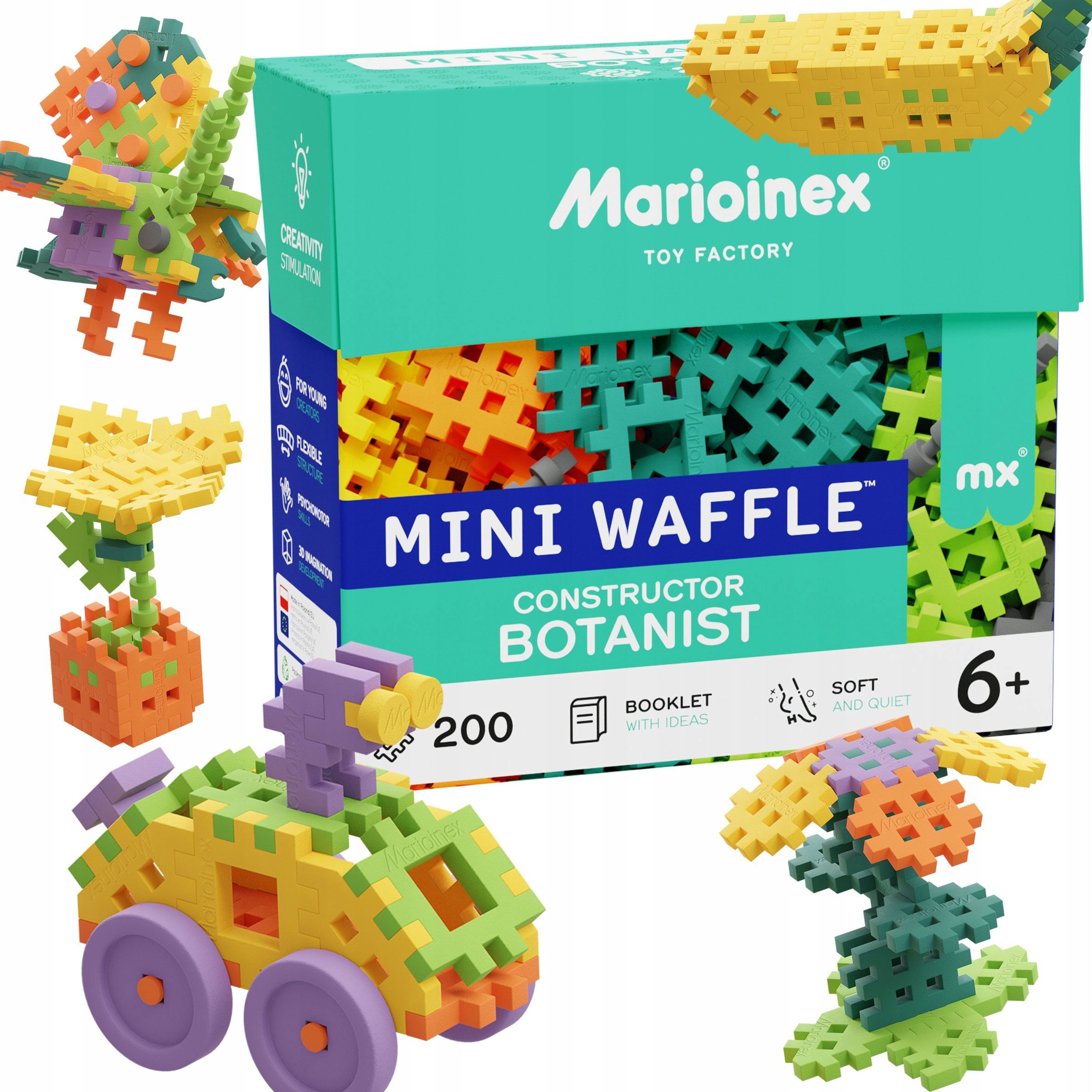 Marioinex waffle mini autos race car, megan, 50 el pink, rennen 2 in 1