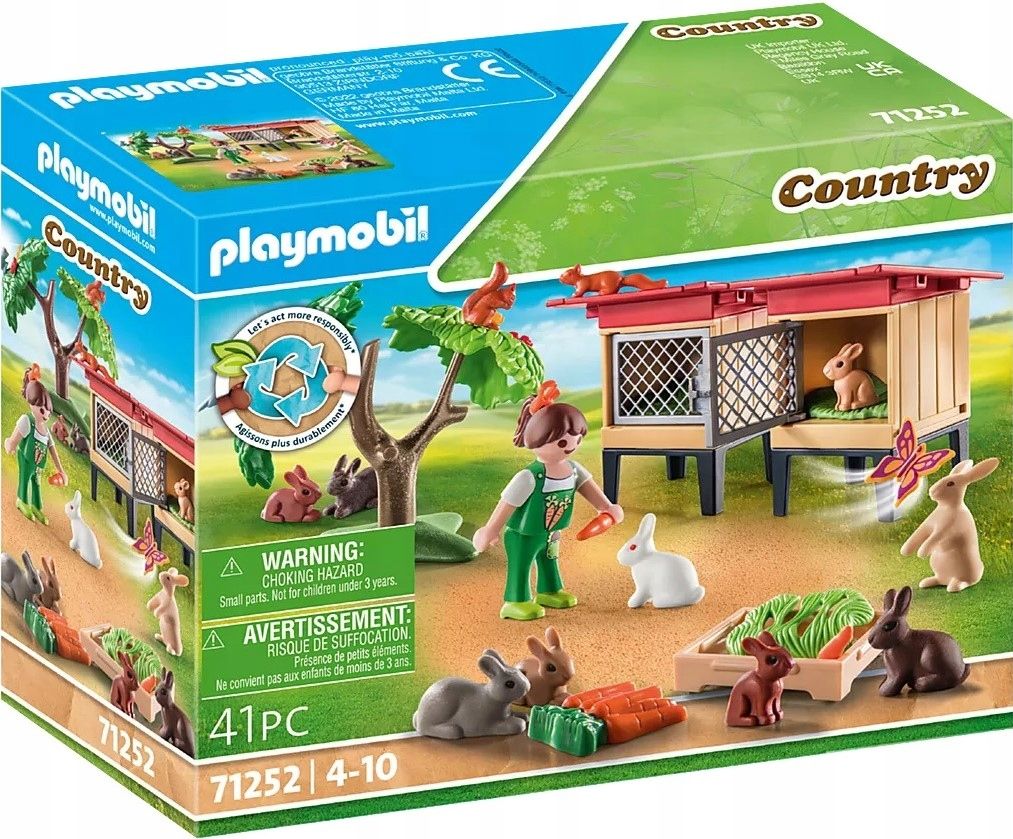  Komplektas playmobil 71423 automobilis su nameliu ant ratų