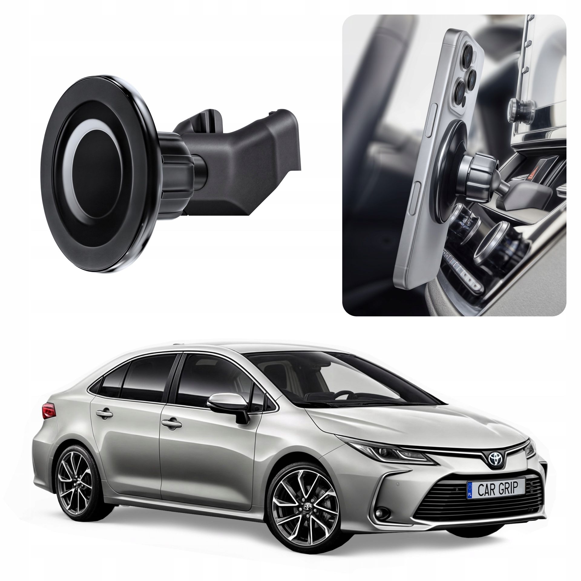  Magnetiline hoidik telefoni jaoks mõeldud sisse toyota corolla e21 (2019-)