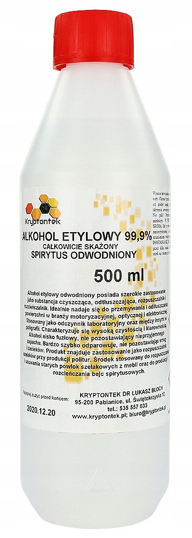  Kvaliteet farmaceutyczna - etanool 96% 10l