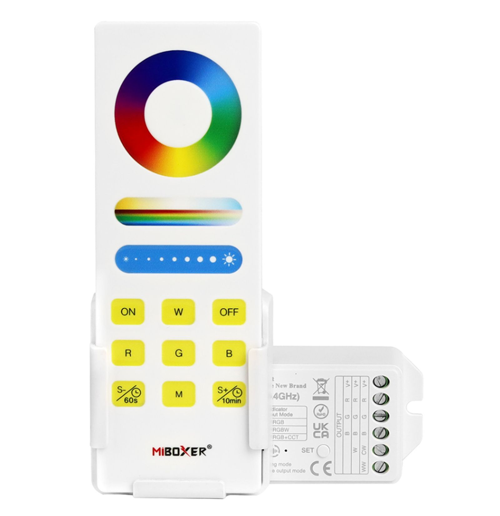  Valdymo pultelis led mi-light cct 4 zonų dimmer wi-fi mi-light fut007