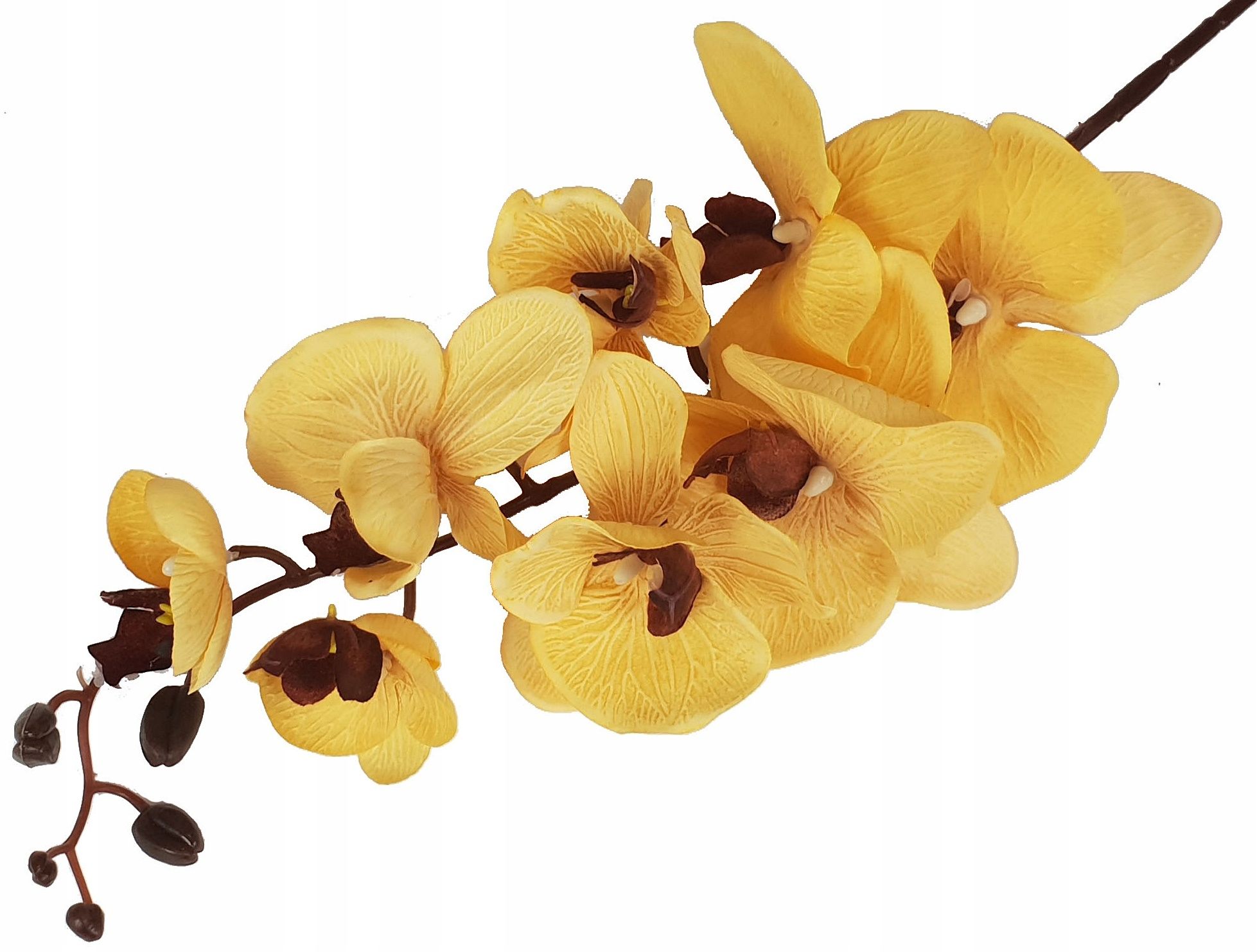  Orchid twig 20 flowers 76 cm rubber