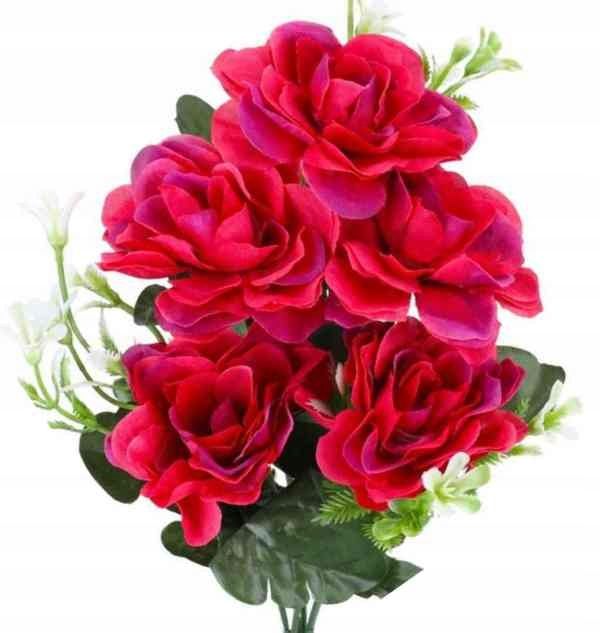  Poppy oks 3 lilled red kunstlilled