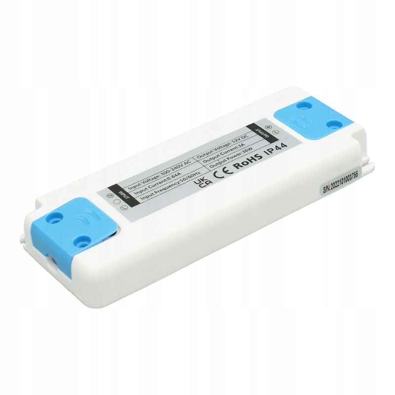  Led maitinimo šaltinis 12v 72w baldai slim ftpc ecl