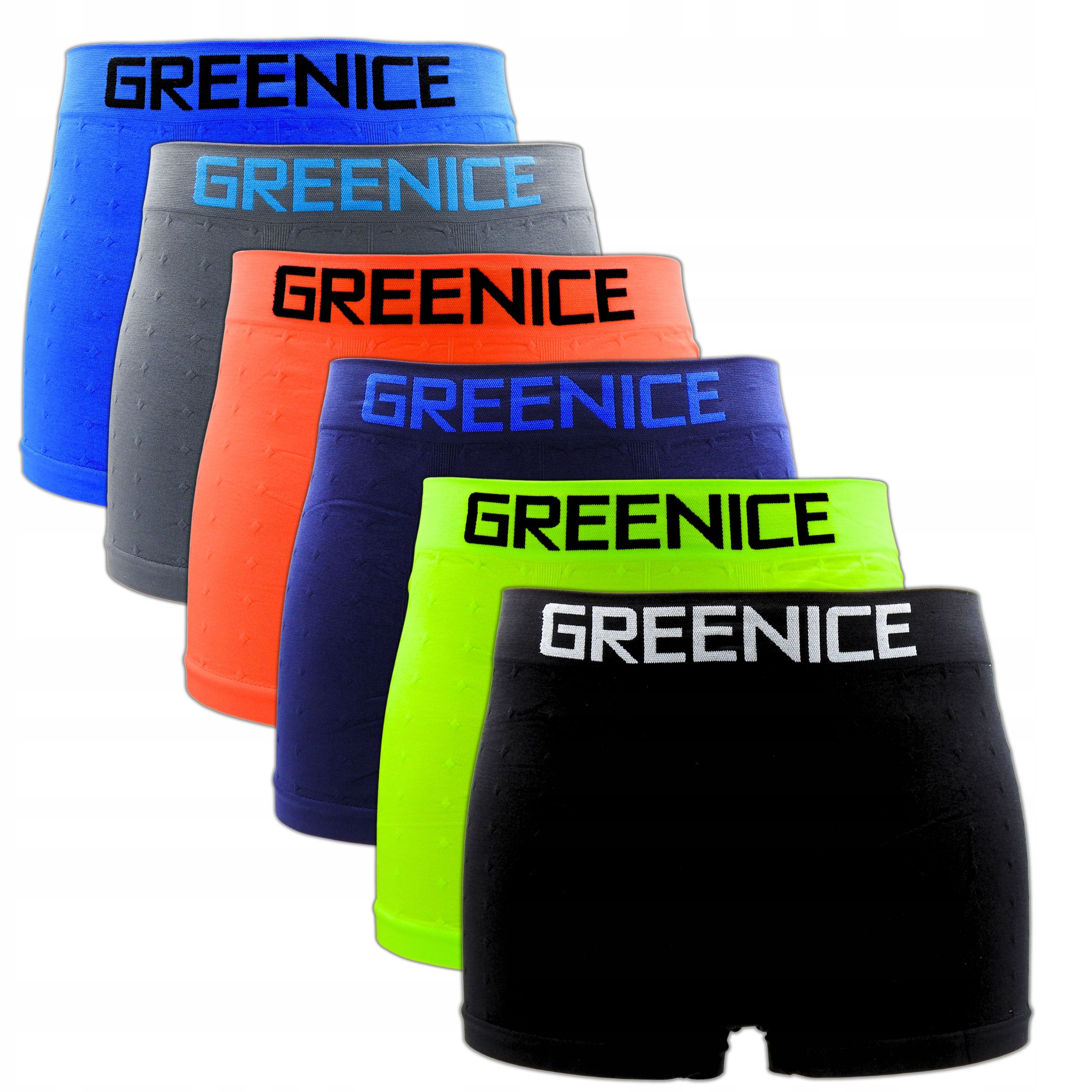  6x nohavičky pánske boxerky bezšvový elastický farbistý spisy veľkosť m/l