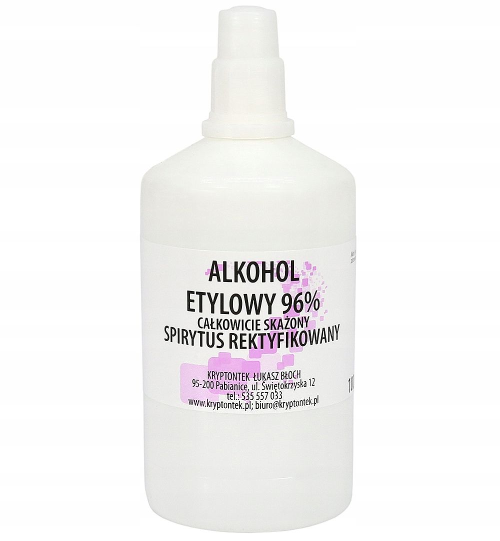  Kvaliteet farmaceutyczna - etanool 96% 10l