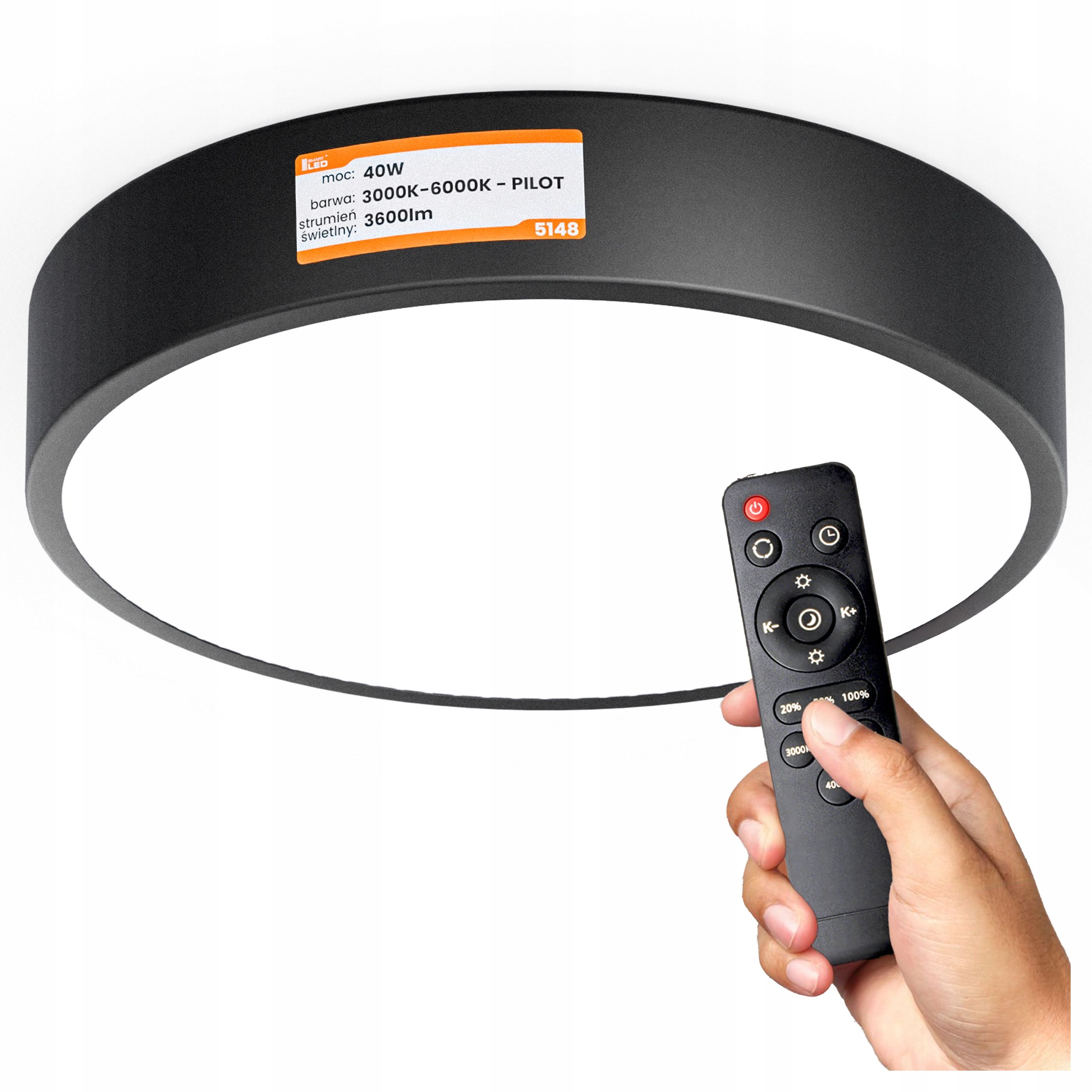  Laelambi plafoon led raami kanalid ip65 20w