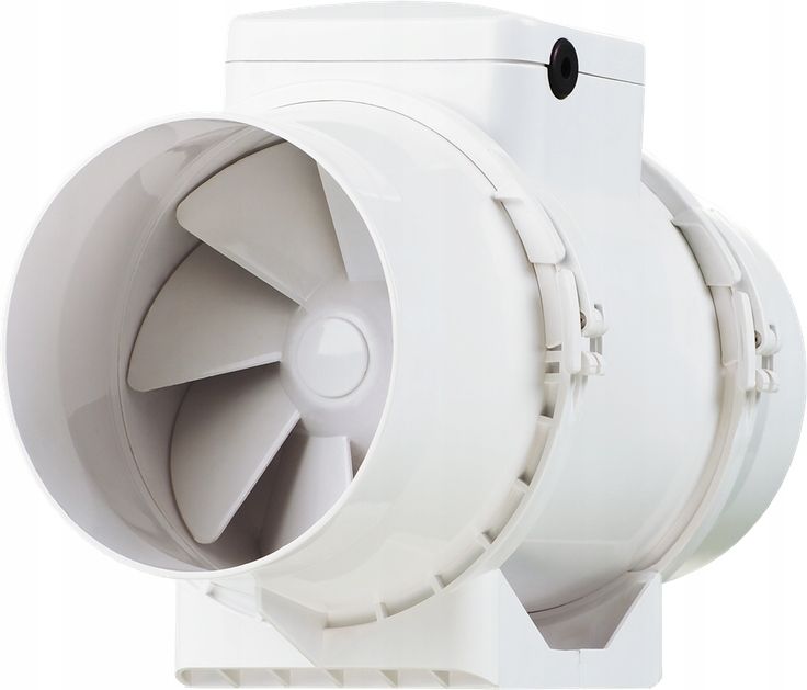  Kanāla ventilators aksiāls 2 zobrati vents tt 125 taimeris 280 m3/h ventilācija