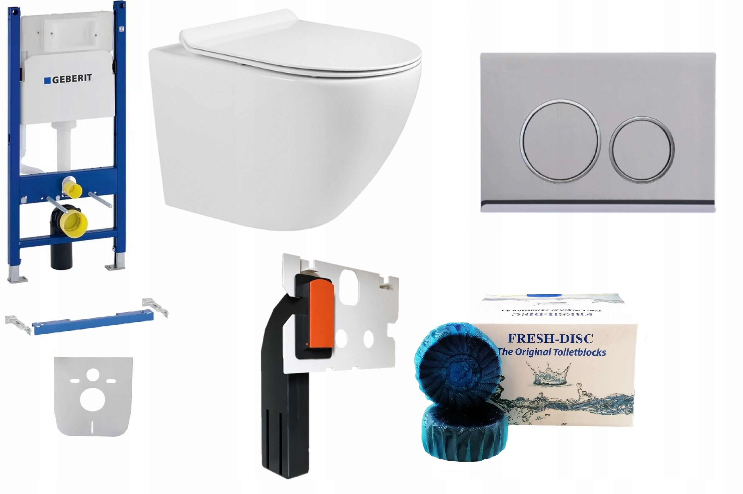  Wc rāmja komplekts geberit + atslēga + tualetes pods melns matēts + dēlis w/o+fresh