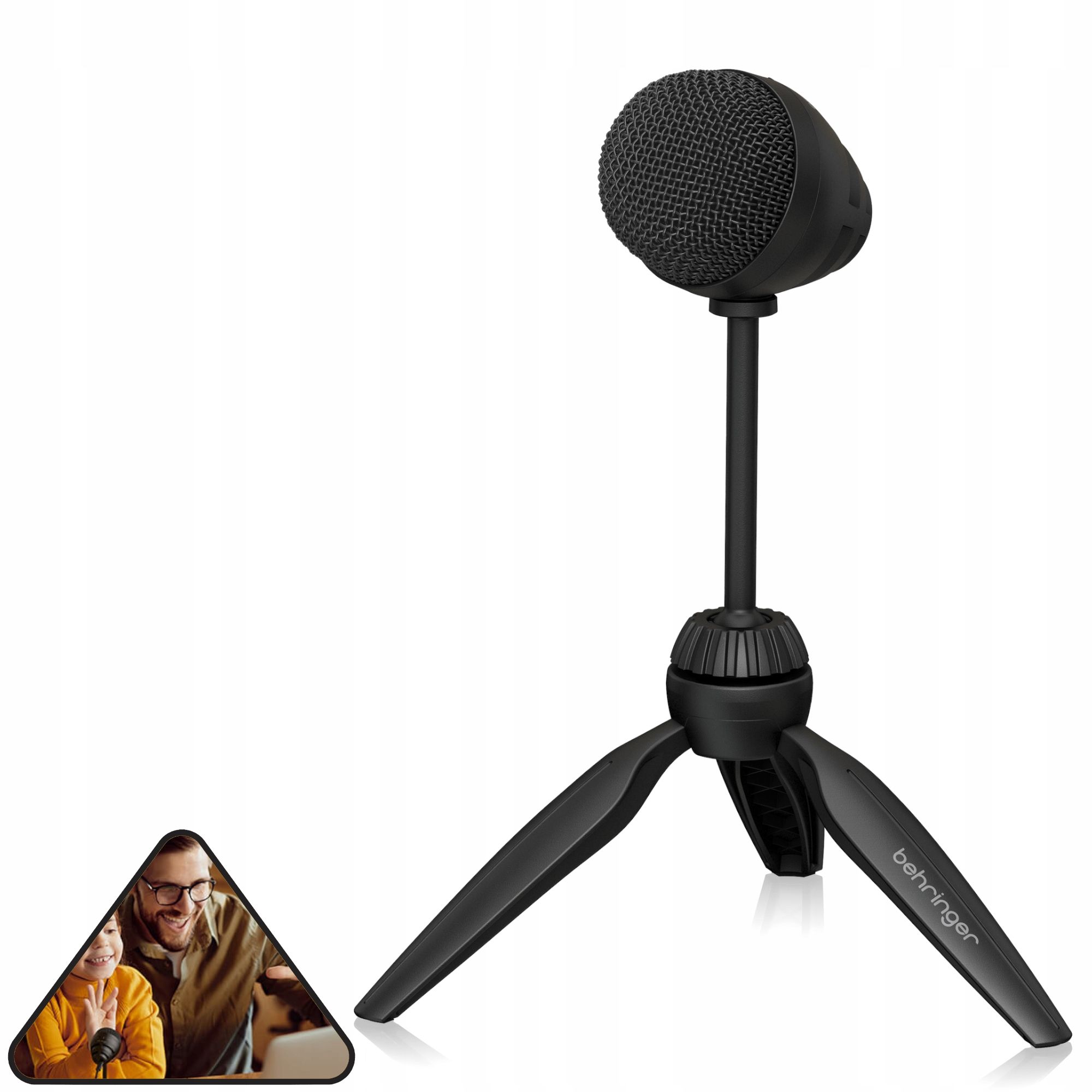  Bv4038 wielkomembranowy kondensatorinis mikrofonas stovas vokalas usb behringeris