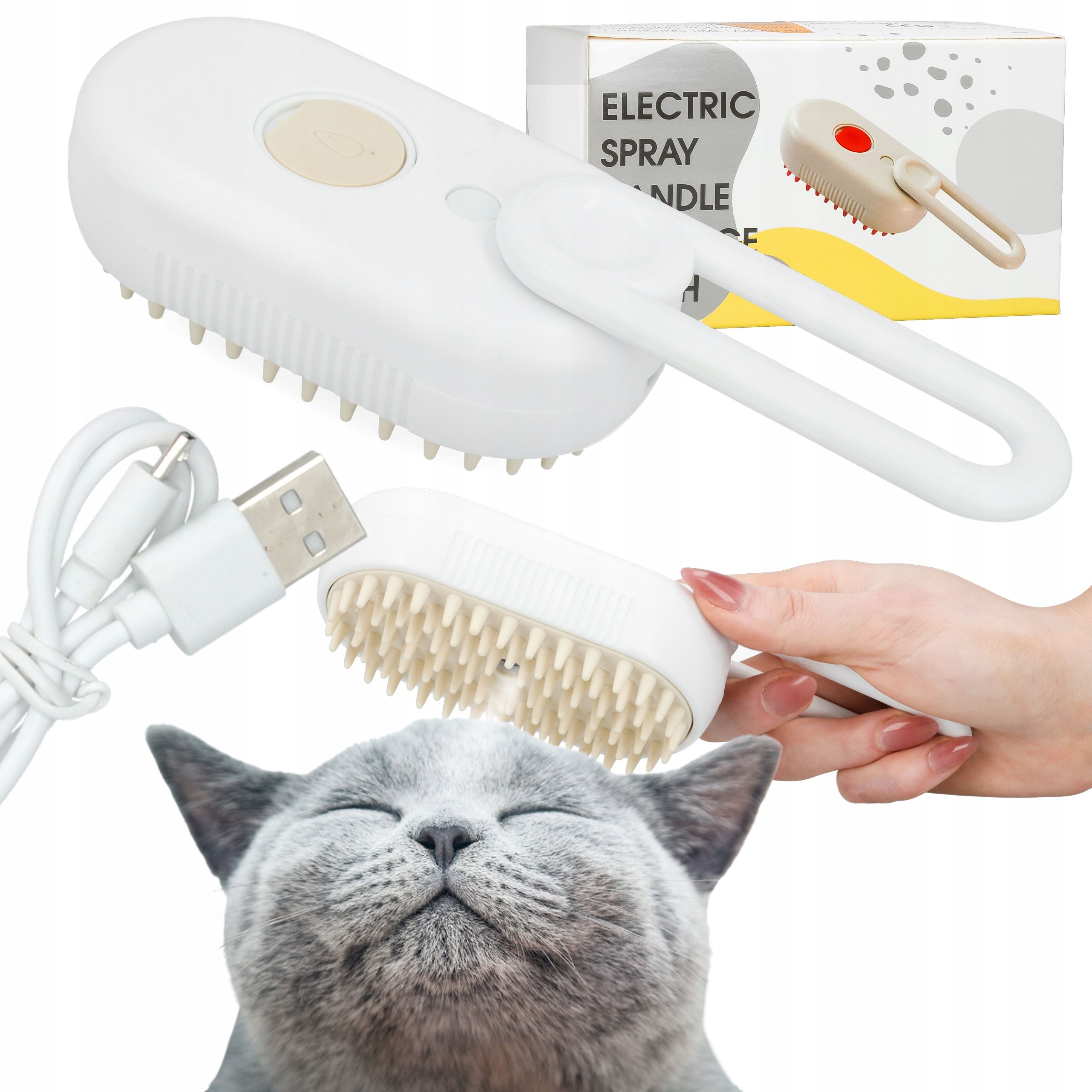  Dampfbürste für die katze tiere kraftwerk für die wartung tierhaare xtech