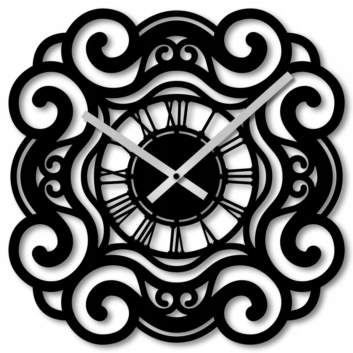  Wall clock 60 cm clock on the wall big clock openwork classic big numbers