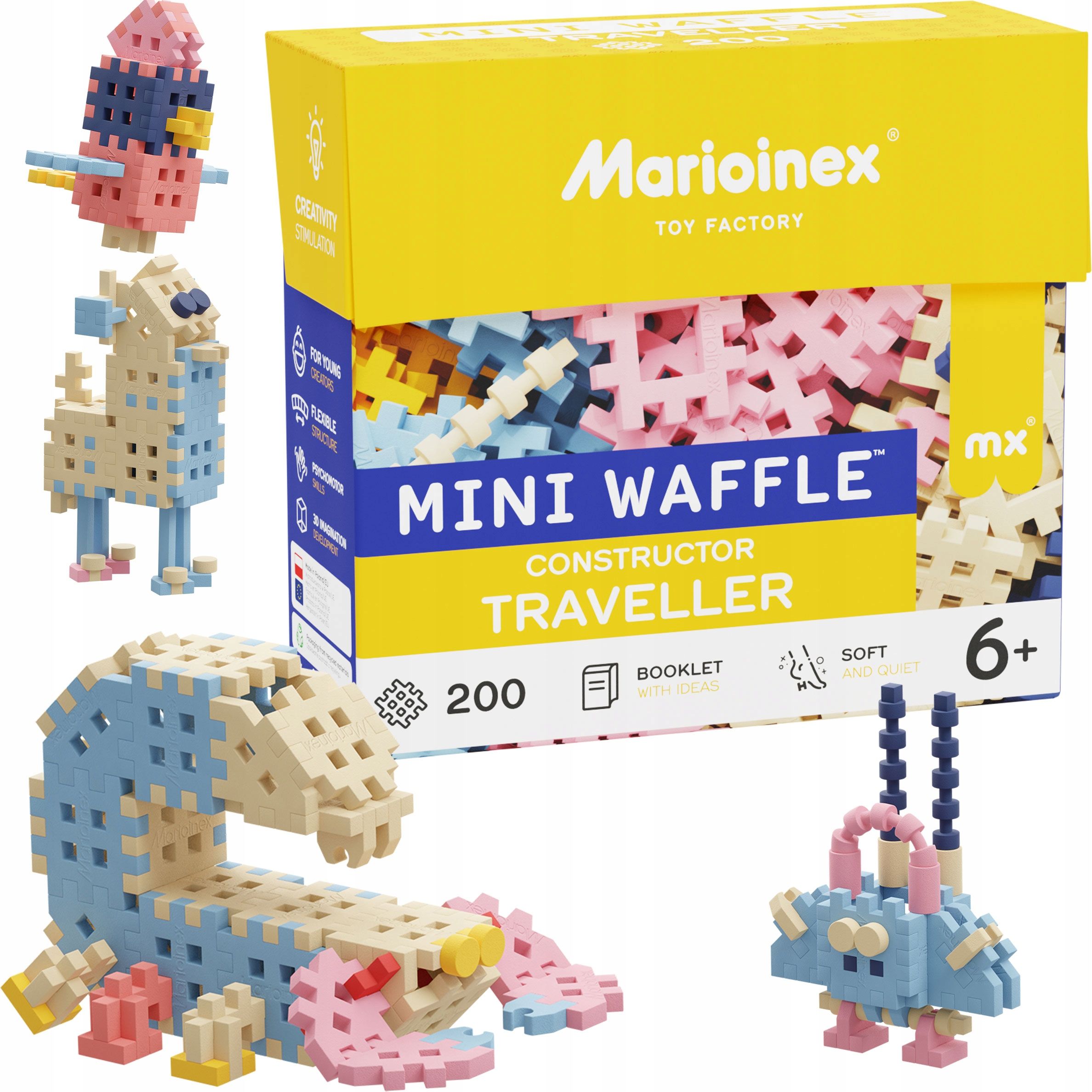  Marioinex waffle mini autos race car, megan, 50 el pink, rennen 2 in 1