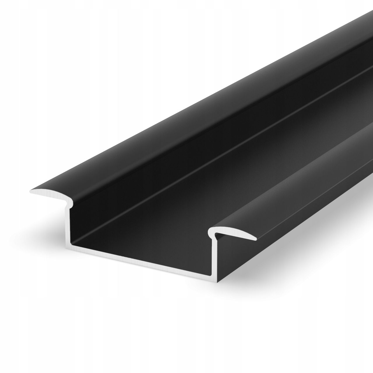  Profilis led alu wpust platus duo + gaubtas 2m juodas