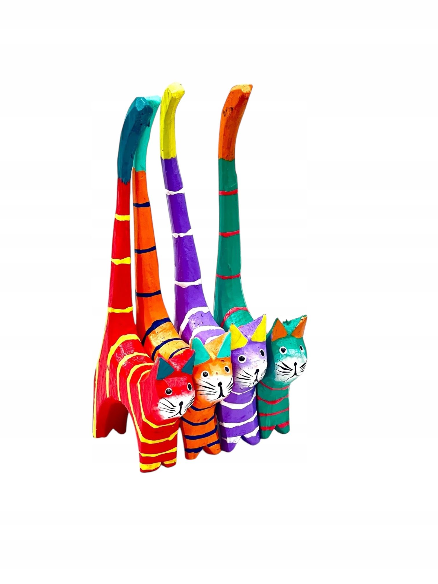  Katze kätzchen holzfigur wunderschön einzigartig dekoration oder geschenk 30cm