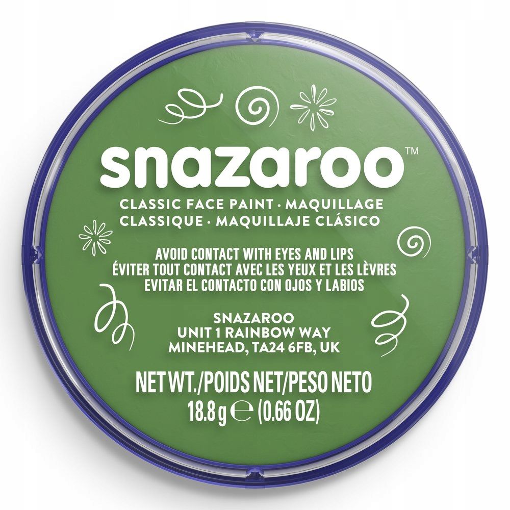  Soubor 8barvy x 18ml malovat pro malování na obličej malovat 1172039 malovat snazaroo