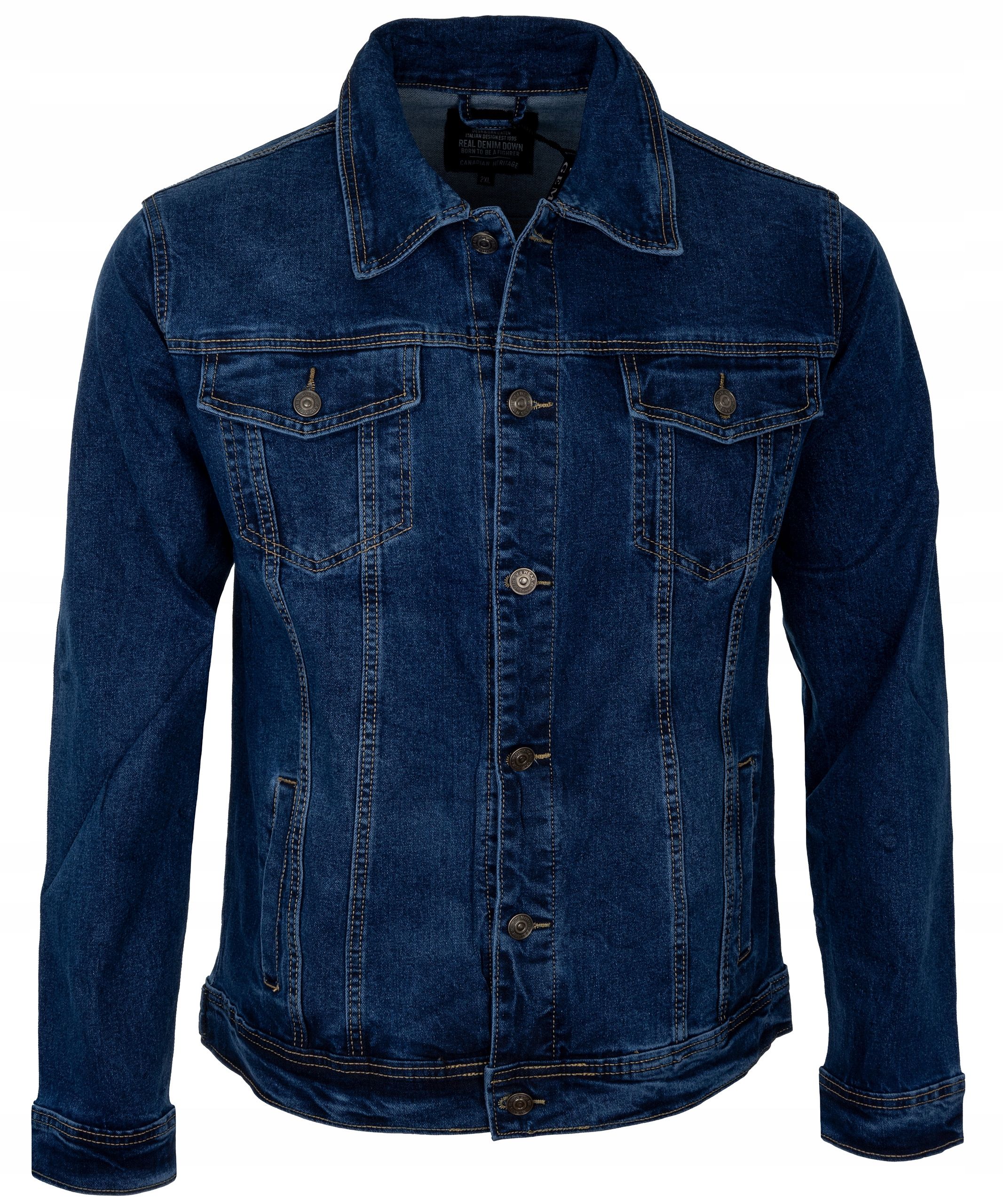  Katana meeste jope tumesinine denim puuvill suur 4xl