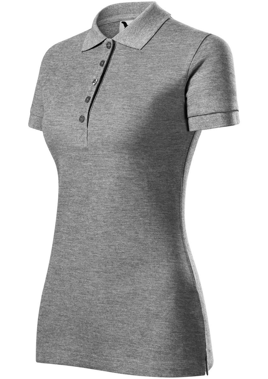  Moteriški marškinėliai polo malfini 216 rugiagėlių spalvos 220g l