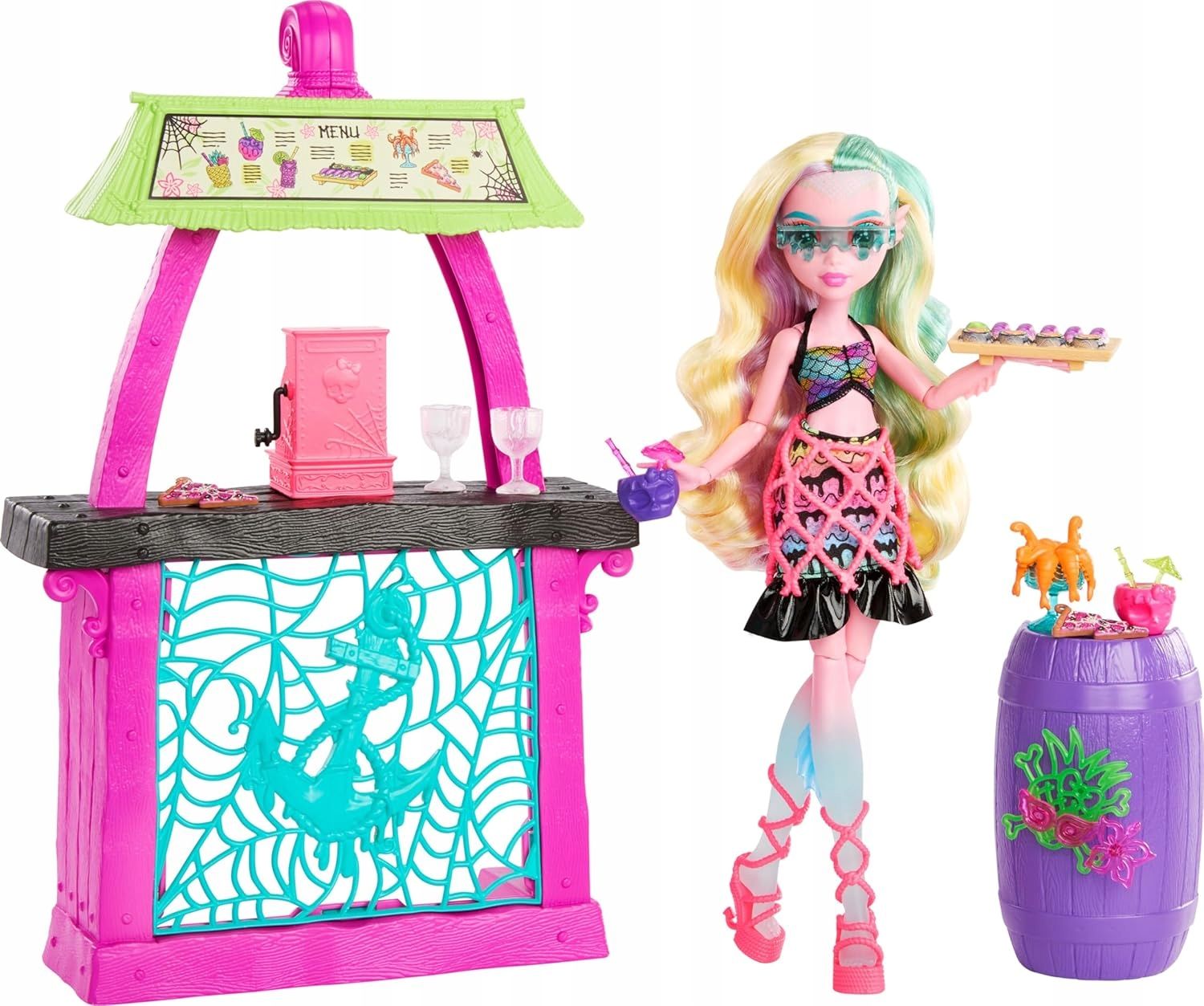  Monster high straszyskrety panenka veus mcflytrap šatník 125 formace