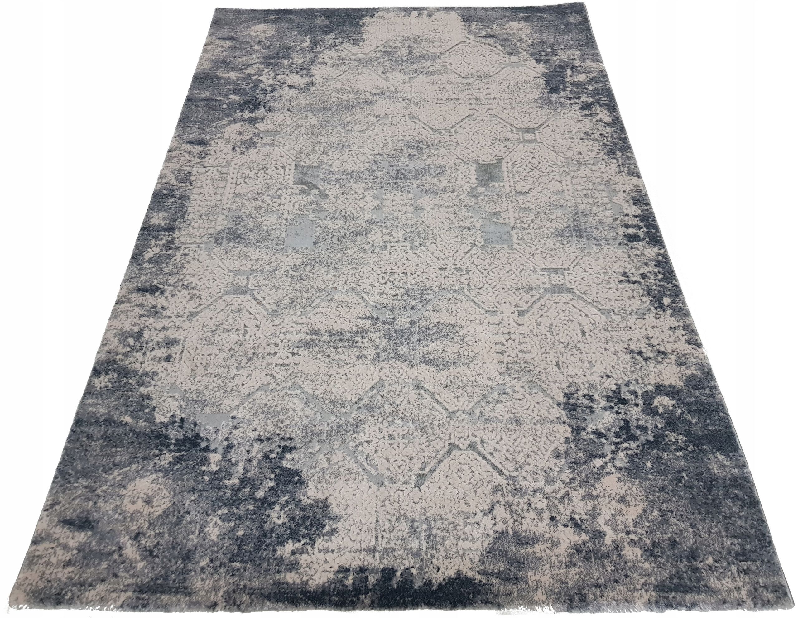 Kilimas laila vintage lofto stiliaus pilkas mėlynas 200x300 nakrapiany betonas pilka