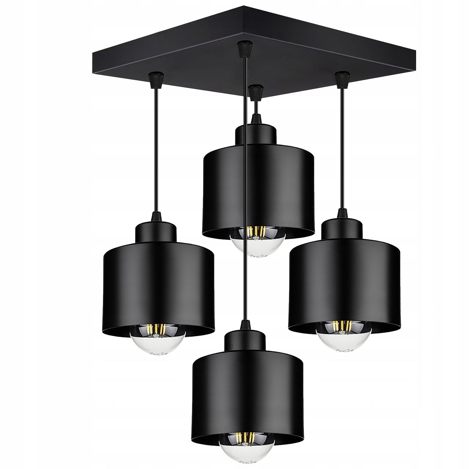  Ceiling lamp hanging lamp golden white modern 3x e27 for the living room