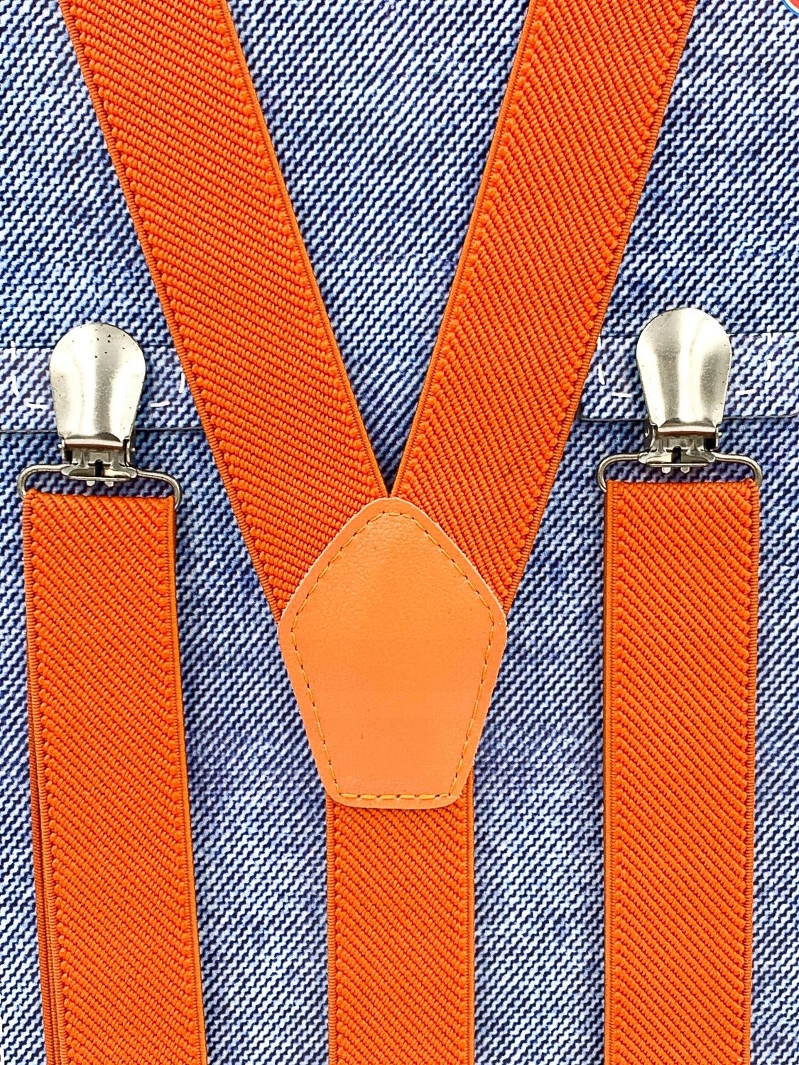  Burgundy uniform smooth braces for trousers